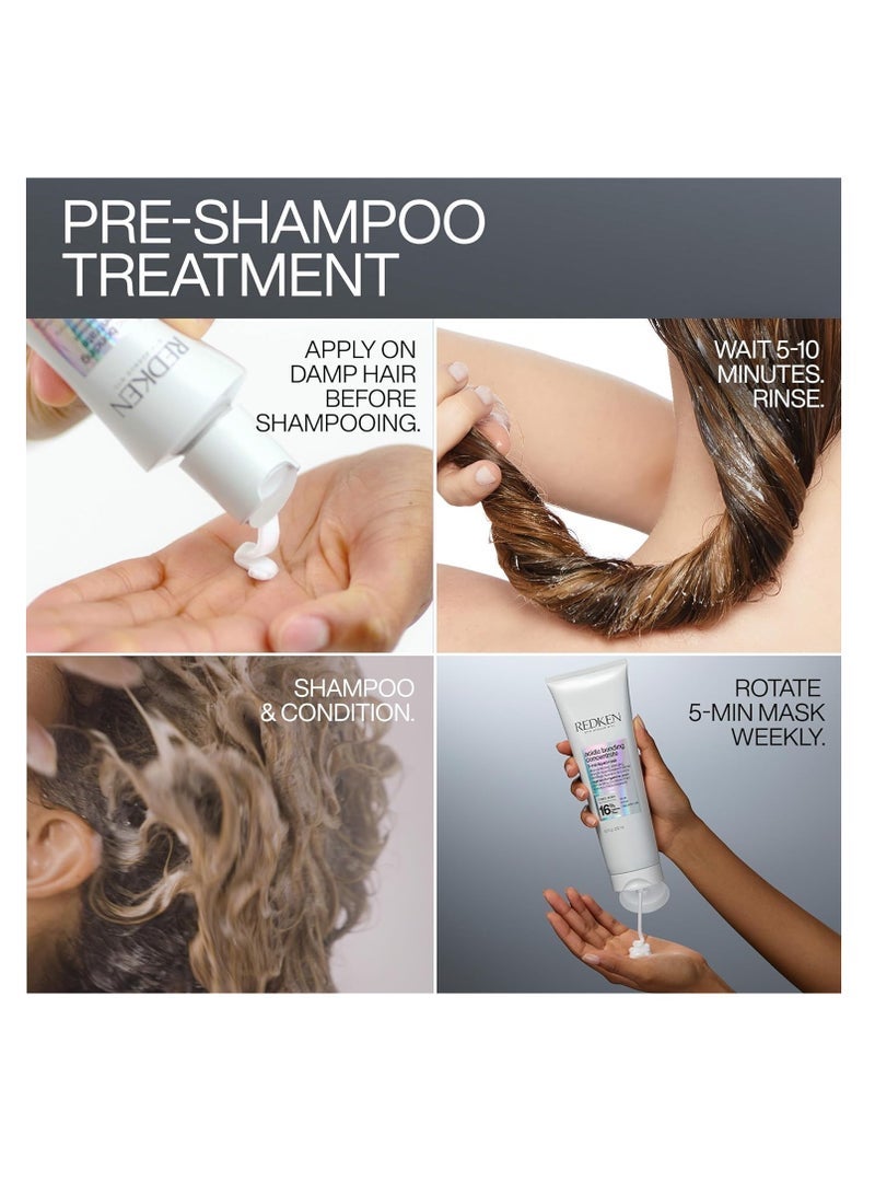 Redken Bonding Treatment for Damaged Hair Repair | Acidic Bonding Concentrate | Intensive Bonding Pre-Shampoo Hair Treatment | For Colored Hair & All Hair Types - Image 5