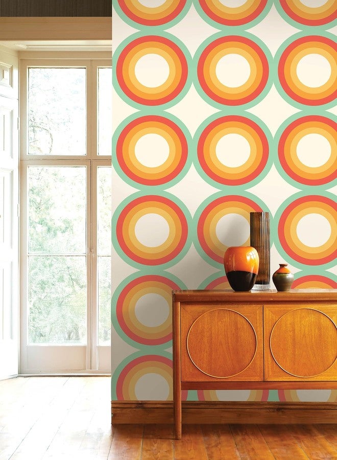 NuWallpaper x Very Gay Paint Sir Culls Orange Peel and Stick Wallpaper, VGS6442 - Image 3