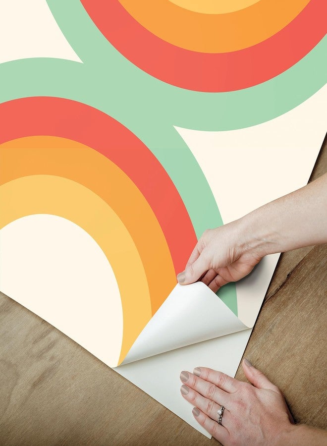 NuWallpaper x Very Gay Paint Sir Culls Orange Peel and Stick Wallpaper, VGS6442 - Image 5