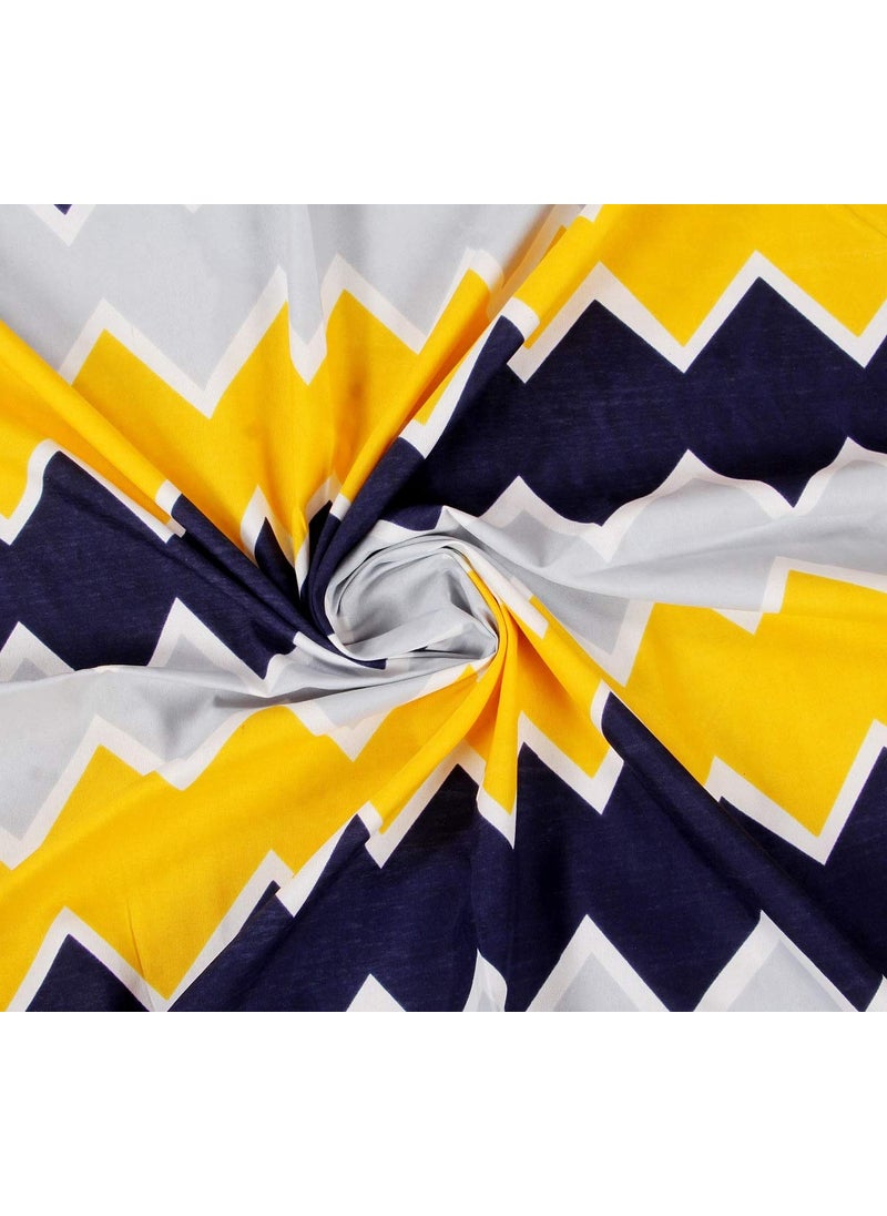 VAS COLLECTIONS - VAS COLLECTIONS 200 GSM Glace Cotton Combo Pack of 4 Double Printed Bedsheet with 8 King Size Pillow CoverSize228X228Pillow Size18X28 inchesMulticolor - Image 1