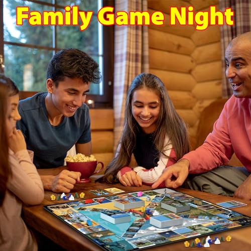 Funwares National Parks Pursuit Fun Family Trivia Board Game for Kids and Adults - Image 5