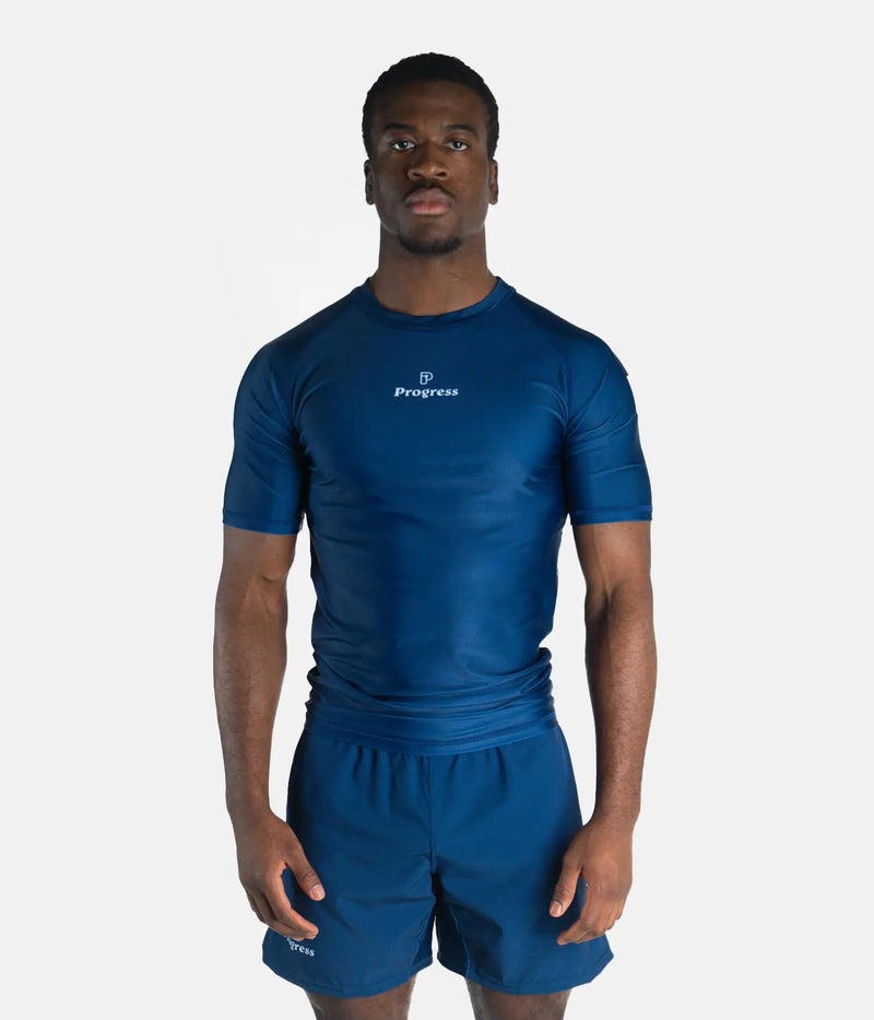 Progress Jiu Jitsu Academy+ Shorts | Hybrid Grappling| Comfortable and Durable for BJJ | Suitable for Brazilian Jiu Jitsu and Gym| (XS, Navy) - Image 3