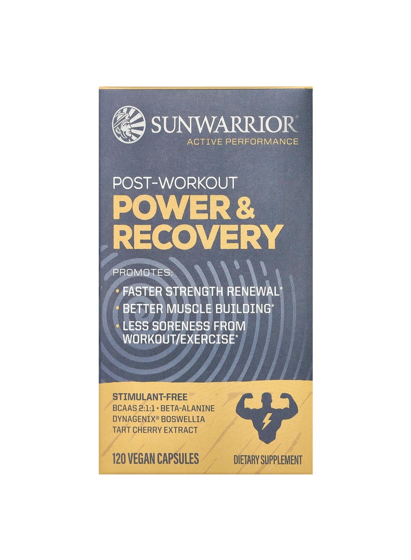 Post-Workout, Power & Recovery, 120 Vegan Capsules