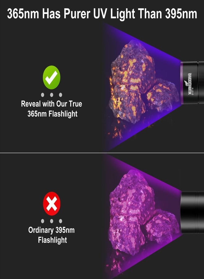 Shadowhawk 365nm UV Flashlight with Filter Lens - 30w Powerful Black Light Flashlight Rechargeable Ultraviolet Blacklight for Pet Urine Detection/Resin Curing/Rocks/Scorpion/Blood Tracking etc., with LCD Display - Image 2