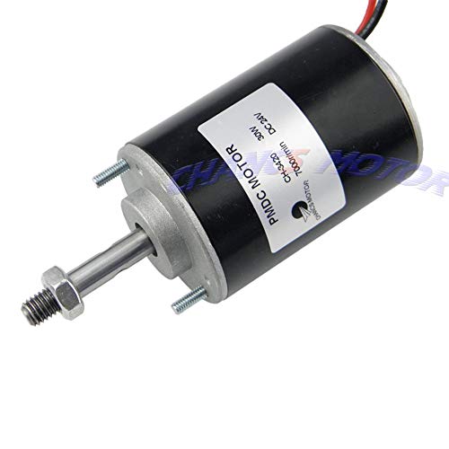 CHANCS 30W Permanent Magnet DC Motor CH-3420 24V 7000RPM CW/CCW Reversible Electric Gear Motor High Speed Low Noise for DIY Generator DC Adjustable-Speed Motor - Image 2