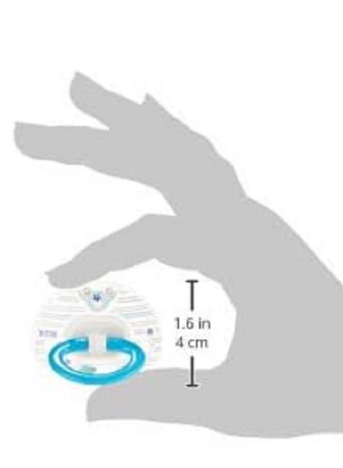 نوك لهاية سيليكون هابي دايز من نوك، 0-6 أشهر، عبوة من قطعة واحدة - Image 3