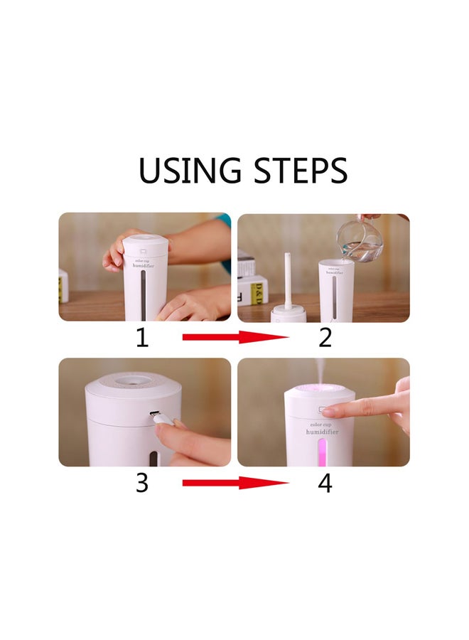 NIBEMINENT Air Humidifier 230ml White - Image 2