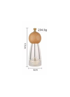Generic Acrylic Manual Pepper and salt Grinder Mill 234gm  - Image 5