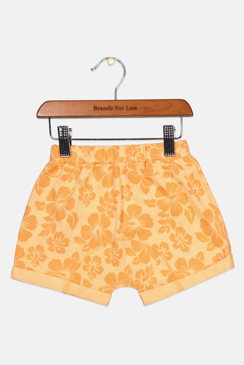 Cotton On Toddlers Girl Floral Print Pull On Shorts, Multicolor - Image 1