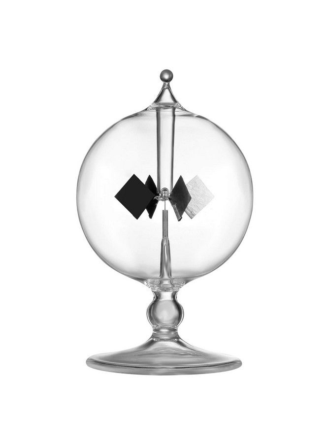DORAMI Clear Solar Power Crookes Radiometer Sun Light Energy Spinning Vanes - Image 1