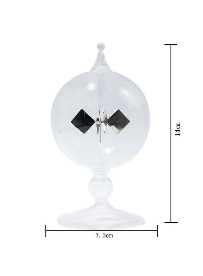 DORAMI Clear Solar Power Crookes Radiometer Sun Light Energy Spinning Vanes - Image 4