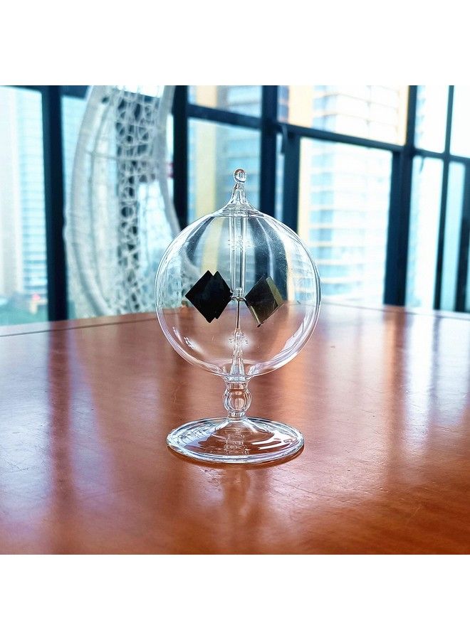 DORAMI Clear Solar Power Crookes Radiometer Sun Light Energy Spinning Vanes - Image 3