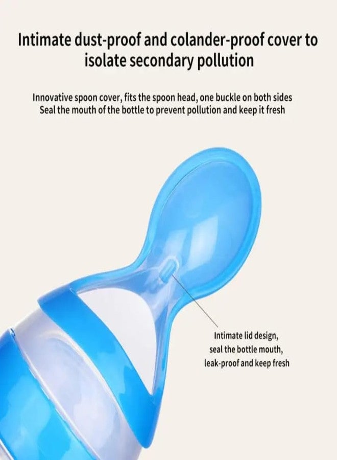 KALRA MAGIC® Waterproof Baby Arpon Bib 2PCS Squeer Food Feeder Bottle 1Pcs Sqeezer Food Feeder - Image 5