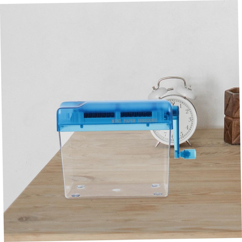 Manual Portable Desktop Paper Shredder for Office Home Handheld Document Cutting Tool - Image 5