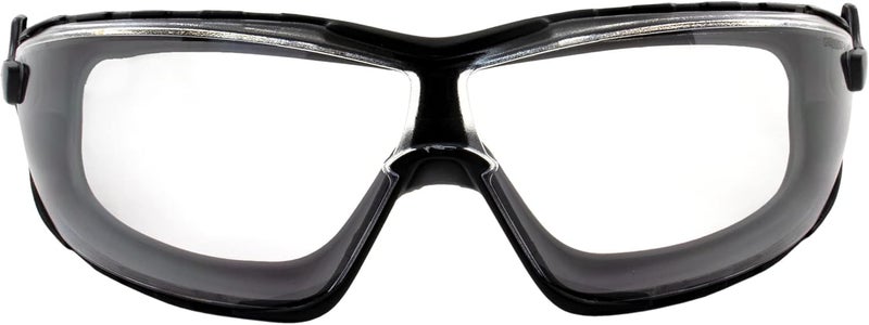 Global Vision Sunn Up Motorcycle Safety Goggles - 2 Pair with Clear and Smoke Lenses - Image 2
