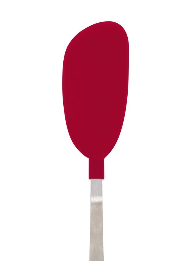Tovolo Nylon Spatula Flipper Jumbo Turner for Flipping Pancakes Eggs & More, Dishwasher Safe BPA Free Flexible Nylon Cooking Utensil Kitchen Spatula for Nonstick Cookware & Griddles, Cayenne Red - Image 3