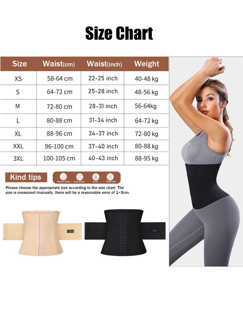 Generic - Adjustable Waist Slimming Corset,Waist Trainer for Women,Tummy Fat Loss Shaper Sauna Belt,Breathable and Cozy-Khaki - Image 1