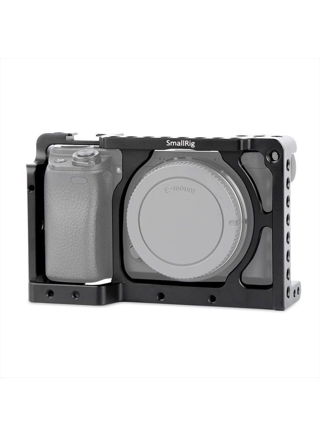 SmallRig Camera Cage only for Sony A6000 A6300 ILCE-6000 ILCE-6300 NEX7, A6000 Cage with 1/4" 3/8" Mounting Points and Built-in Cold Shoe - 1661 - Image 1