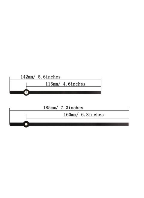 Quartz Wall Clock Movement with Metal Hands DIY Clock Parts HR05080 pointer