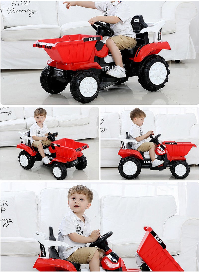 Kids Electric Ride On Car, 4-Wheel Electric Engineering Ride On Car for Kids and Toddlers, with Music and Lights, 6V Battery, for 1-7 Years Boy and Grils - pzsku/ZCE3A3602D9B82279A3EEZ/45/_/1738748998/d1098b4b-15a7-4420-87a9-cd5127ce82d2