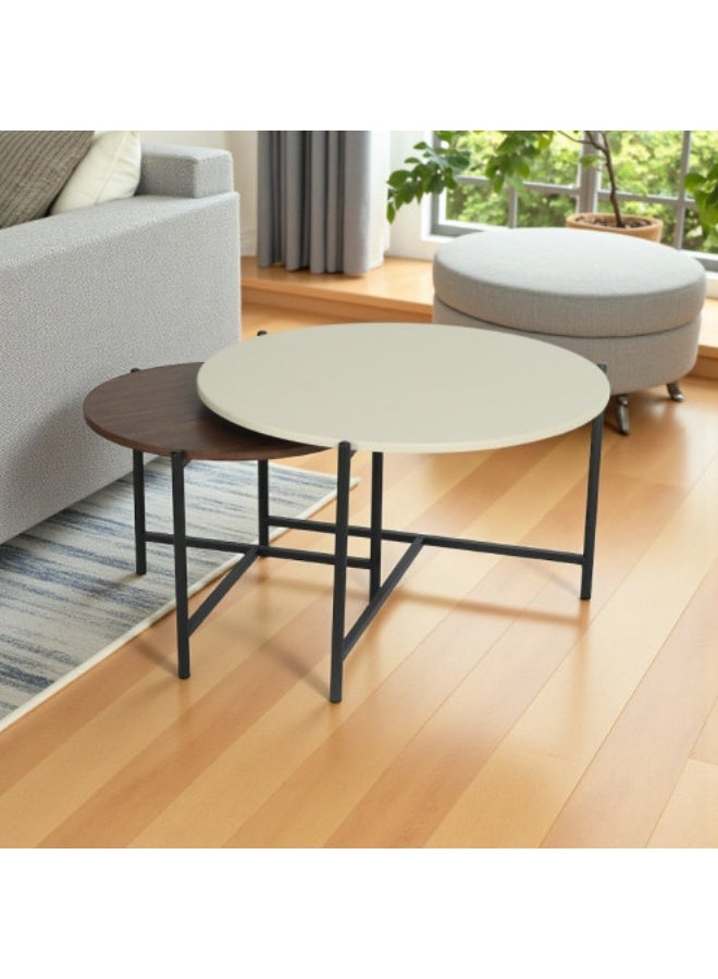 NZONE STORE Space-saving nesting coffee table set – warm colors and a modern touch - Image 3