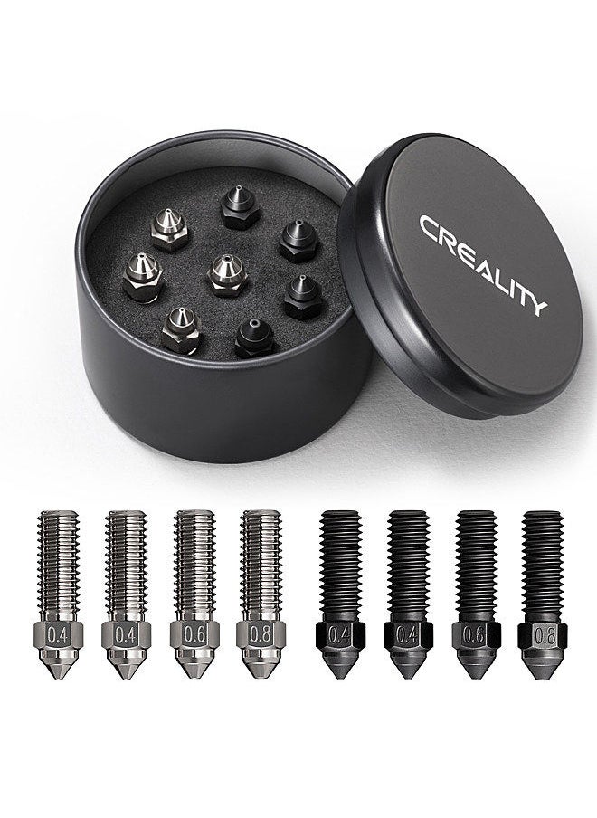 Creality 3D - New Copper Alloy and Hardened Steel Nozzle K1 Nozzle Kit Supporting High-speed Printing Speed of 600mm/s for K1 / K1 Max / CR-M4 3D Printer Parts Suitable for most of Filaments - Image 1