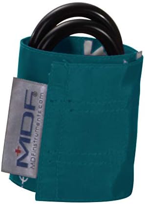 MDF Instruments كفة ضغط الدم للأطفال خالية من اللاتكس مزدوجة الأنبوب MDF2020410 باللون الأخضر الداكن