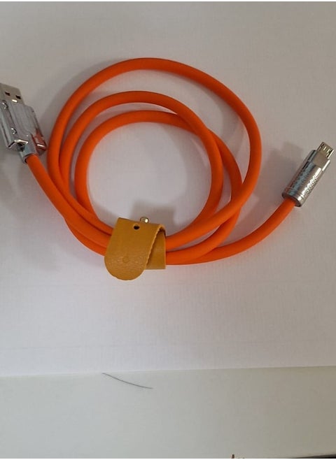 كونيكت كابل مايكرو USB بطول 1 متر وقدرة شحن سريعة تصل إلى 120 واط، مخصص لأجهزة تحكم PS4 / Xbox والهواتف الذكية التي تعمل بنظام Android والكاميرات الرقمية.