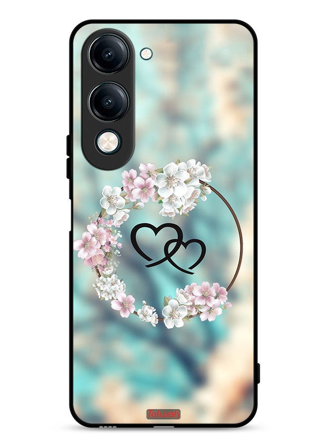 Tolwak vivo Y29s Protective Case Cover Hearts In Ring Art - Image 1