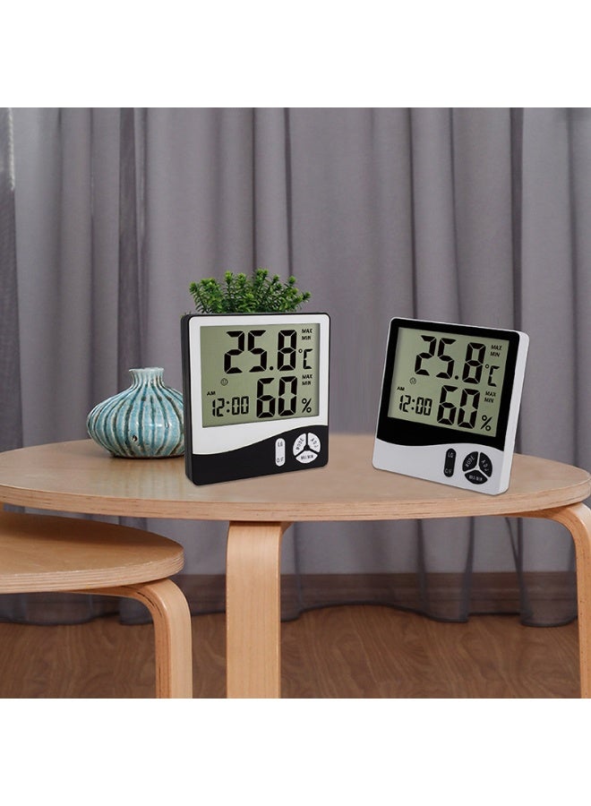 BABONA Digital Hygrometer Indoor Thermometer, Room Temperature Humidity Monitor with Large LCD Display for Home Office and Baby Room - Image 2