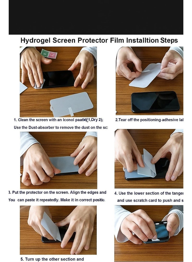 Back and Frame Screen Protector for Samsung A36 - Samsung A56 – Scratch- and Scuff-Resistant Full Coverage with a Smooth Touch and Elegant Design that Preserves the Original Look of Your Phone - Image 2