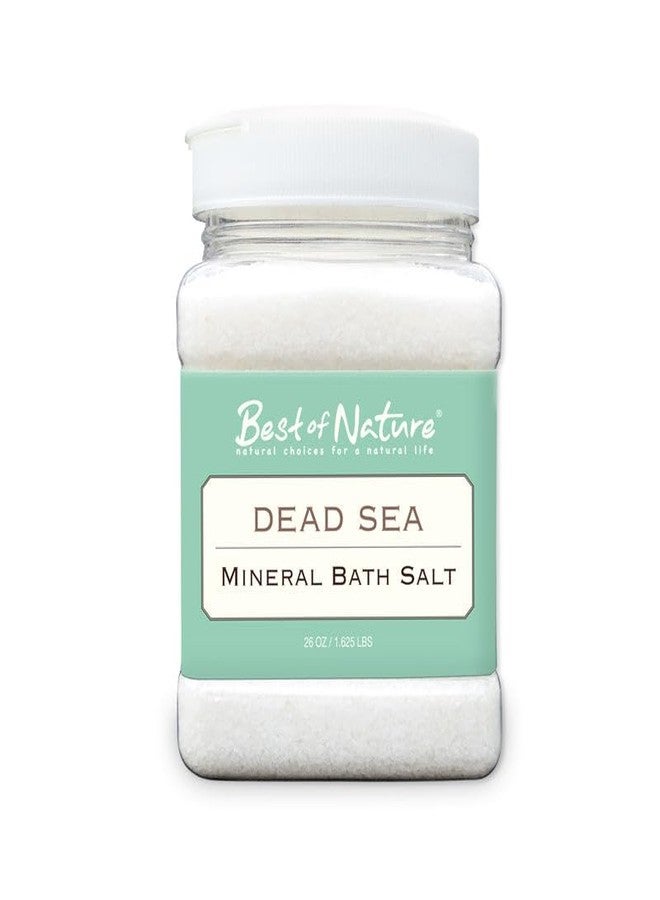 Best of Nature 100% Pure Dead Sea Mineral Bath Salt (26 oz) - Image 2