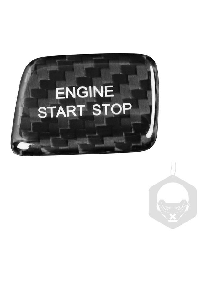 NIBEMINENT Carbon Fibre Protector Car Engine Start Stop Switch Button Sticker For Chevrolet Camaro 2016+ - Image 1
