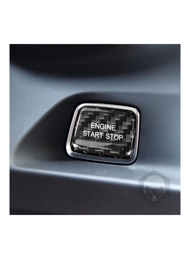 NIBEMINENT Carbon Fibre Protector Car Engine Start Stop Switch Button Sticker For Chevrolet Camaro 2016+ - Image 4