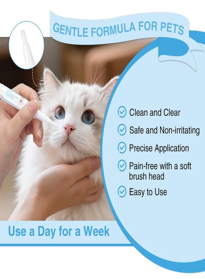 ulroyda Tear Stain Remover for Dogs & Cats, Natural Gentle Pet Tear Stain Clean Pen,Effectively Cleans Tear Stains, Eye Discharge & Debris, Pefect for White Dogs - Image 5