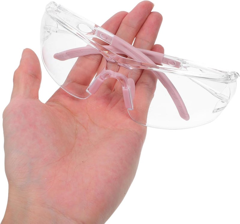 Windproof Protective Safety Goggles, Anti-fog Industrial Eye Protection for Motorcycle Riding and Construction Work, Rose Frame - Image 4