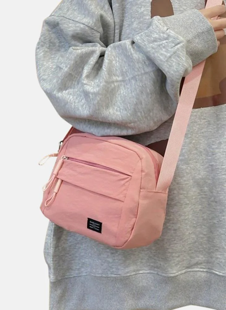 YUNIQEE Pink Plain Lifestyle Messenger Bag