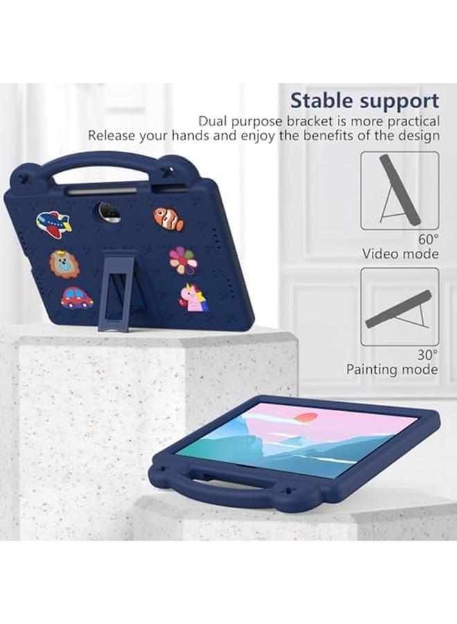 erorex Tablet Case For Honor Pad 9 2023 12.1 Inch Kids Friendly Universal Lightweight Shockproof Protective Case With Shoulder Strap And Stand Handle (Navy Blue)  - Image 2