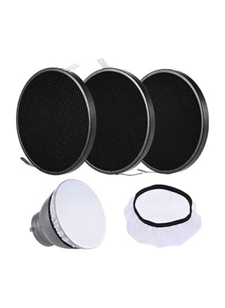 Set of 3 honeycomb grids 20-40 - 60 degrees for Bowens 7 inch standard reflector with soft diffuser - pzsku/ZCE3B1131918F67C7DBF9Z/45/_/1648041457/2fb35633-0d7c-4910-b8bb-2c0fdaae8155