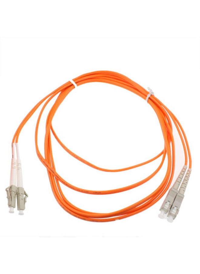 BURAQ SC-LC Dual-Core Multi Mode Fiber Optic Jumper,Length: 3m  - Image 3