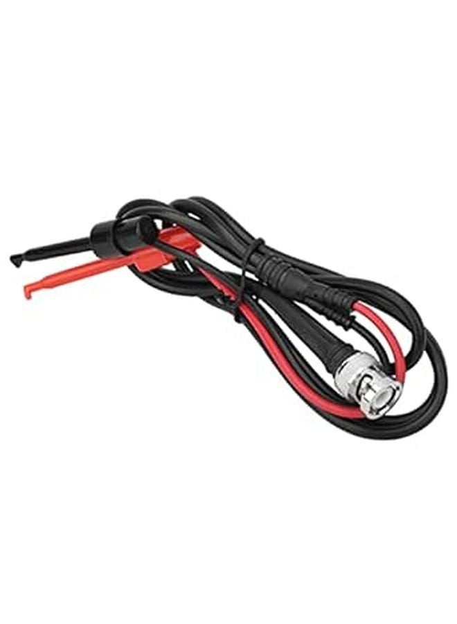 BNC Test Hook Cable PVC Copper Dual Test Line for Oscilloscope and Vehicle Electrical Maintenance 100cm Length - Image 1