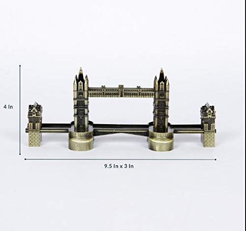 zahab Antique Decor The Famous London Bridge Monument Showpiece Metal 25 cm bronze - Image 3