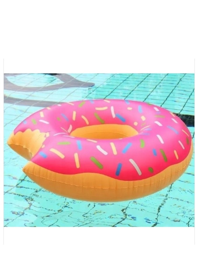 OASIS-TH Inflatable Donut Shaped Pool Ring Size 80CM Pink  - Image 4