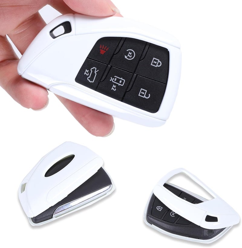 Aotumcer غطاء لمفتاح التحكم عن بعد لسيارة Hummer EV من طراز 2024 وما بعدها، عبوة مصنوعة من مادة ABS لحماية مفتاح التحكم عن بعد، يوفر حماية شاملة ومقاومة للخدوش (الطراز A). - Image 1