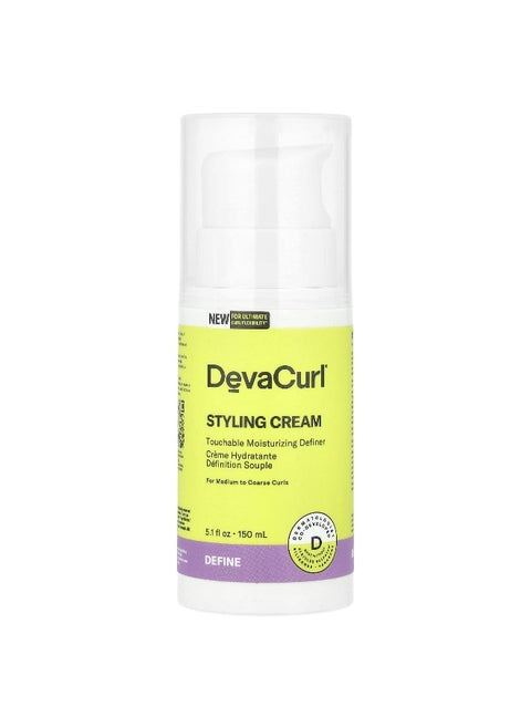 DevaCurl, Styling Cream, Touchable Moisturizing Definer, 5.1 fl oz (150 ml)