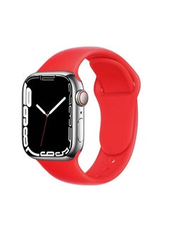 Apple Watch Band 45mm 44mm 42mm Soft Silicone Sport Band Replacement Wrist Strap Compatible for iWatch Apple Watch Series 7/SE/6/5/4/3/2/1 (45mm/44mm/42mm)