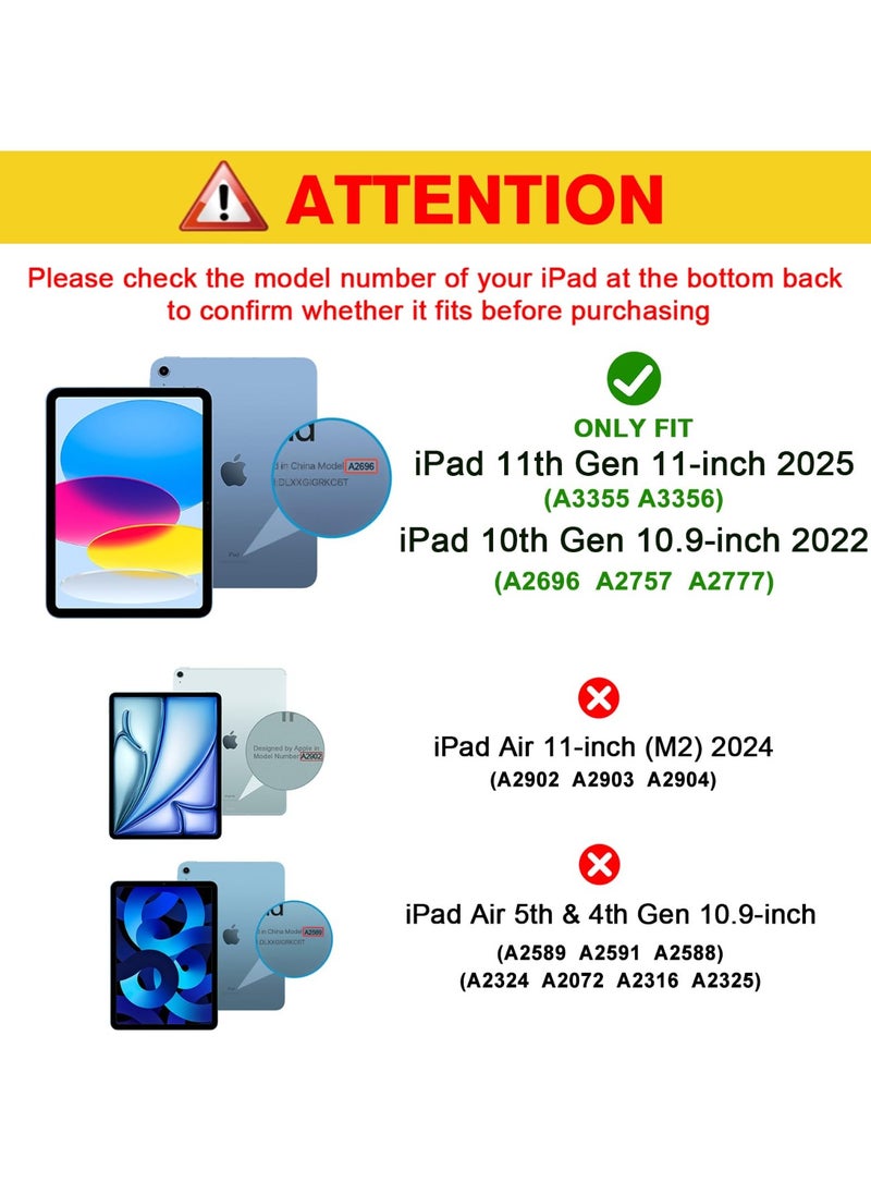 1 Pack Screen Protector for 2025 IPad A16 11-inch 11th GenerationTempered Glass Film Guard (Clear)