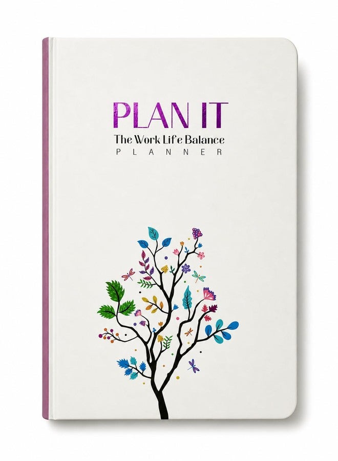 DOODLE Work Life Balance Planner - A5 Undated 6 Months Planner | Productivity, Goal Setting & Self-Care Gratitude Journal | Monthly + Daily Planning | Hard Cover | 200+ Stickers | Plan It - Image 1