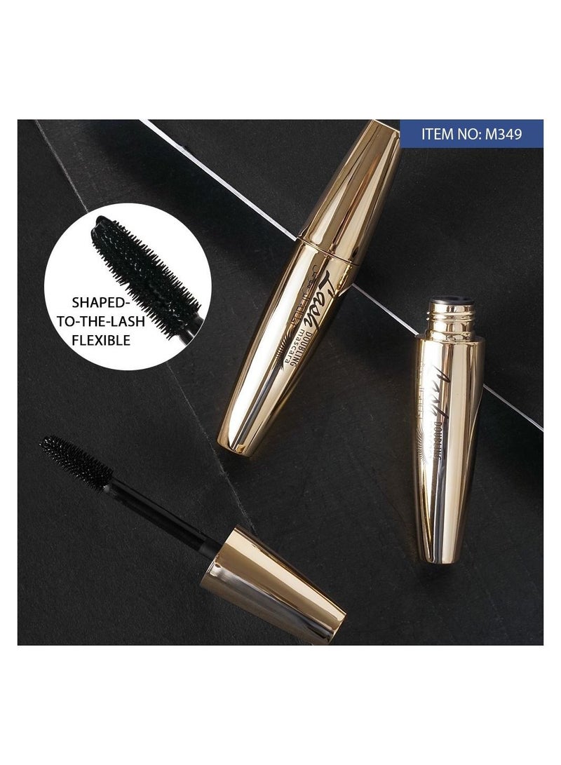 Menow Thick Mascara Set With 2 Pencils Black / Brown Natural Curly Lasting - Image 4