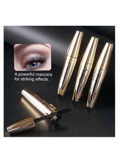 Menow Thick Mascara Set With 2 Pencils Black / Brown Natural Curly Lasting  - Image 3